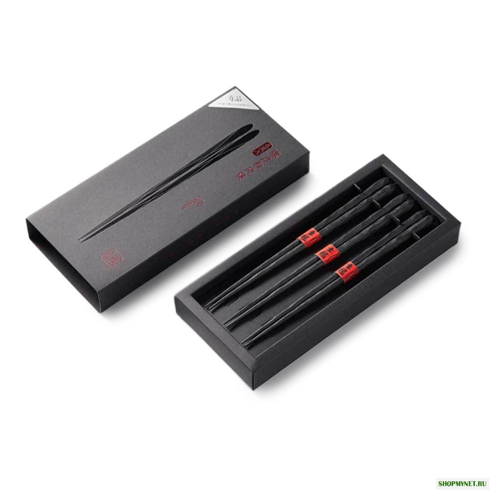 YIWUYISHI 6PCS Палочки для еды Набор PPS Стекловолокно Материал Высокая термостойкость Китайские палочки для еды Посуда от xiaomi youpin