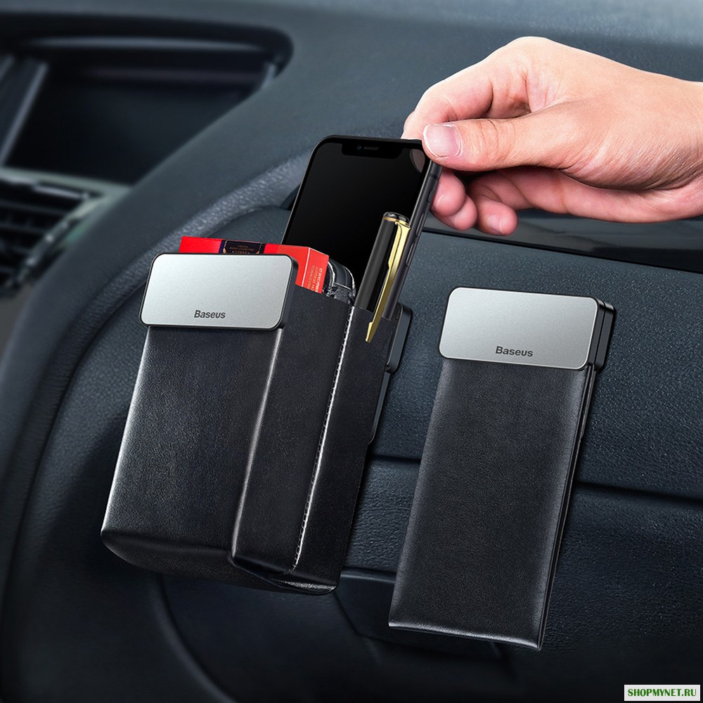 Baseus Portable Авто Подлокотники для внутренних сидений Коробка Чехлы для подушек Многофункциональное хранение Сумка Для универсального Авто iP